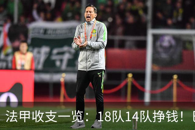 法甲收支一览：18队14队挣钱！巴黎收入3.34亿 升班马勒芒0买0卖